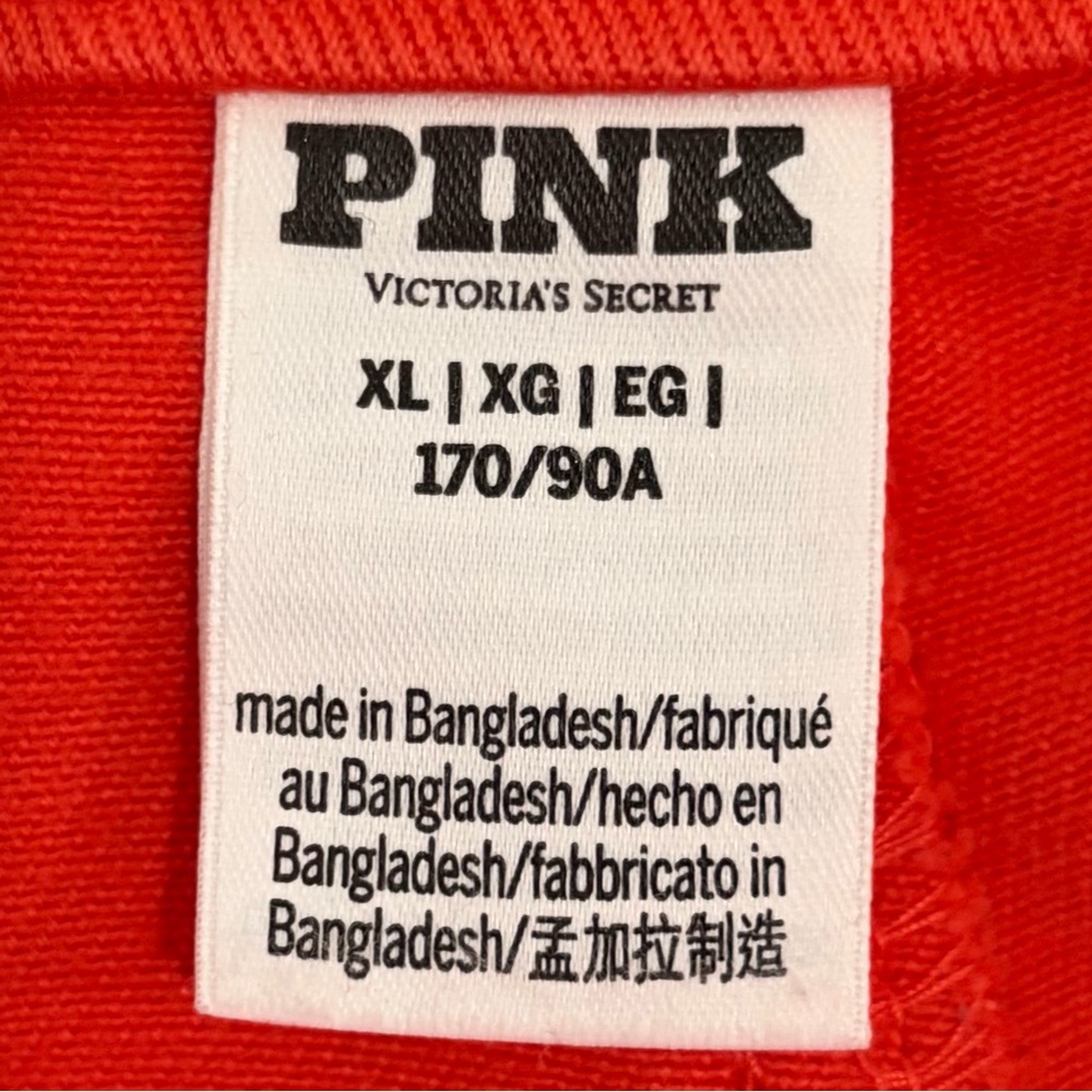 PINK VS Cargo Pants in Bright Orange - Picture 2 of 6